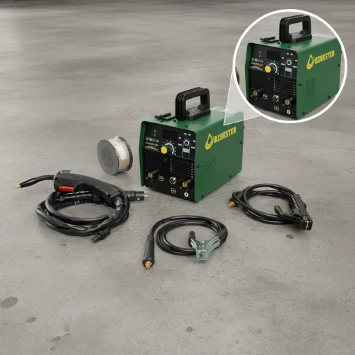 Inversora Multiprocesso MIG Sem Gás, TIG Lift e MMA EVOMIG-130 120A - 220V BIBESTER - Imagem 10