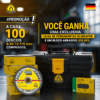 Kit caixa de ferramentas Klingspor A 60 TZ com 100 discos e bloco abrasivo SFK 655