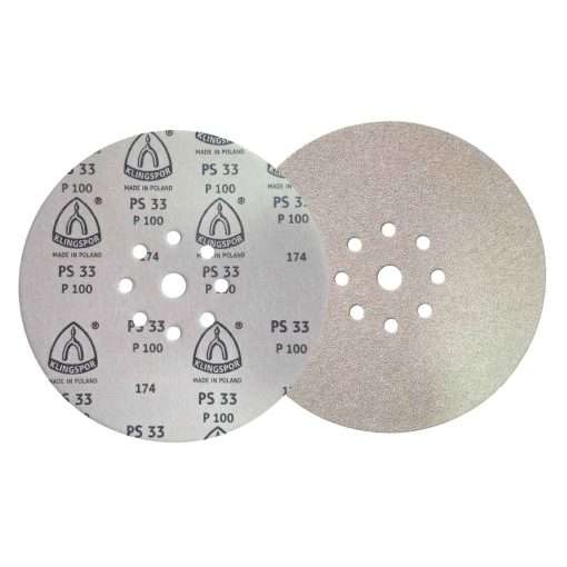 Disco de Lixa 225mm Klingspor PS33 P100 para Lixadeira Girafa 9″ Teto e Parede - Imagem 6