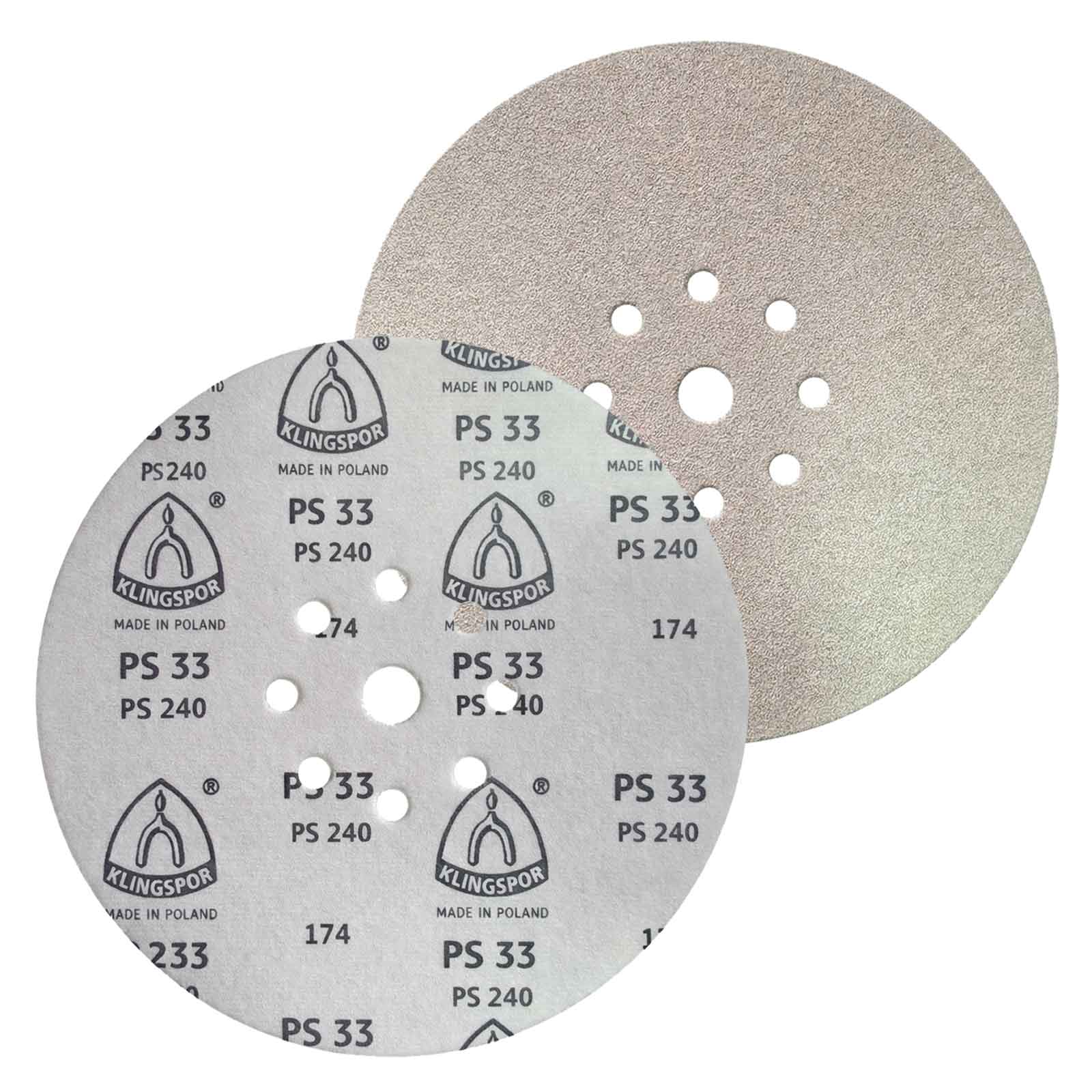 Disco de lixa 225mm Klingspor PS33 P240