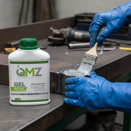 Gel AMZ Decapante e Apassivante Limpeza de Solda Inox 1,5 Kg - Imagem 3