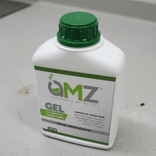 Gel AMZ Decapante e Apassivante Limpeza de Solda Inox 1,5 Kg - Imagem 6
