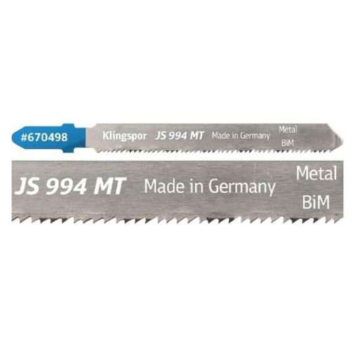 Kit 5 Lâminas Serra Tico Tico Bimetal JS994MT Klingspor para Inox - Imagem 3