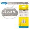 Kit 5 lâminas serra tico tico bimetal JS994MT Klingspor para inox