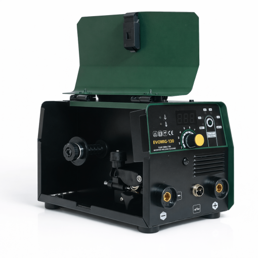 Inversora Multiprocesso MIG Sem Gás, TIG Lift e MMA EVOMIG-130 120A - 220V BIBESTER - Imagem 6