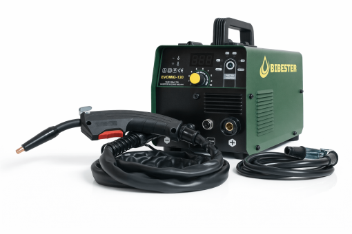 Inversora Multiprocesso MIG Sem Gás, TIG Lift e MMA EVOMIG-130 120A - 220V BIBESTER - Imagem 8